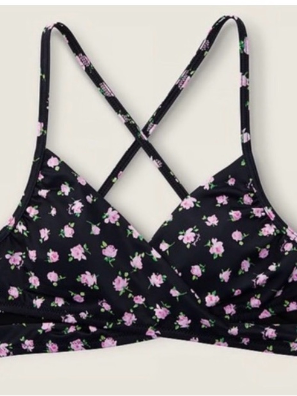 NWT PINk Victoria’s Secret crisscross swimsuit top size x-large